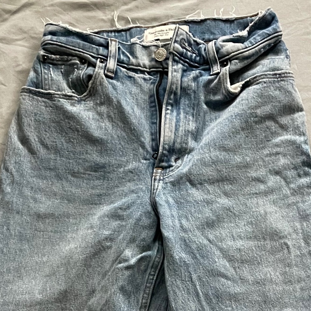 Abercrombie & Fitch 90s ultra high rise straight jeans